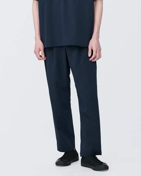 Breathable Stretch Wide-Fit Tapered Pants