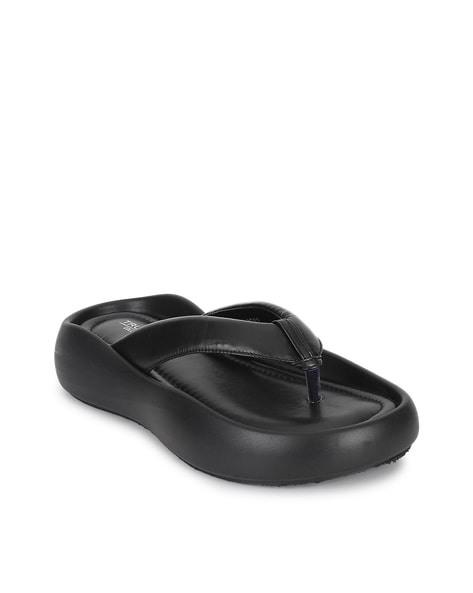 Truffle Collection Women T-Strap Slip-On Flip-Flops