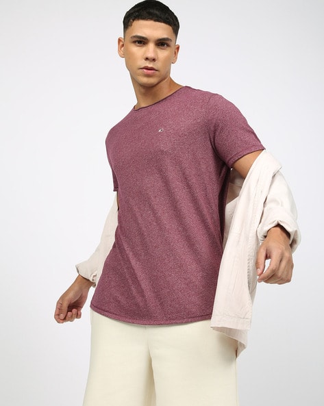 TOMMY HILFIGER Men Regular Fit Crew-Neck T-Shirt