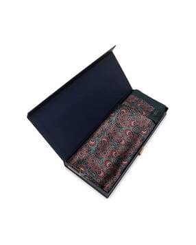 tossido Paisley Print Stole & Pocket Square-picture-29