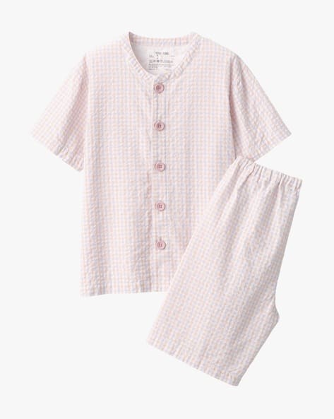 Buy Pink Sleepsuits Nightsuit for Infants by MUJI Online
