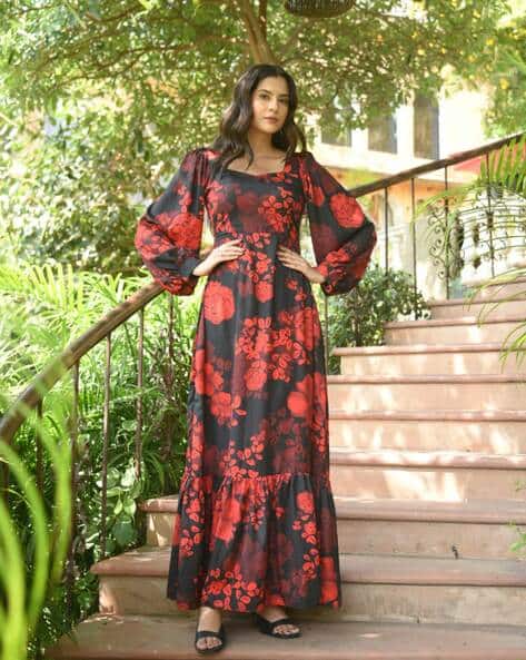 Buy Black Red Dresses for Women by STYLESHIFT Online