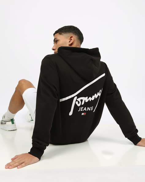 Logo Print Regular Fit Hoodie