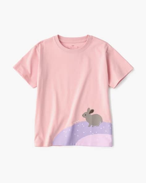 Buy Pink Tshirts for Girls by MUJI Online