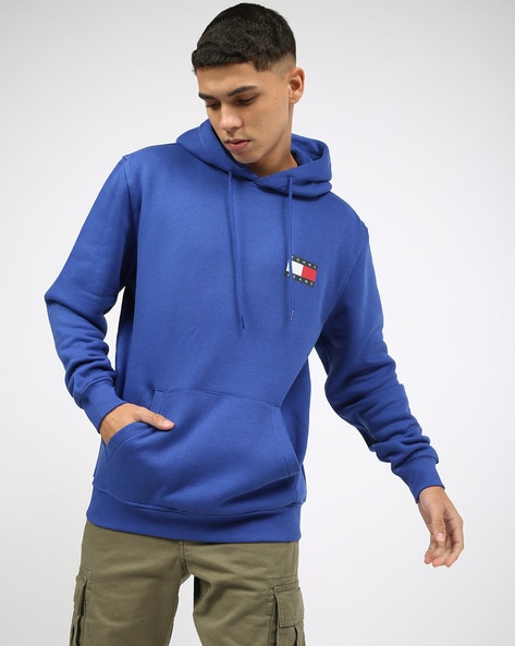 Tommy hilfiger essential flag hoodie sale