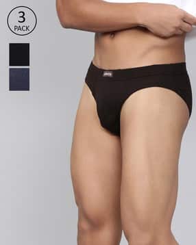 Pack of 3 Briefs with Logo Waistband-image-37