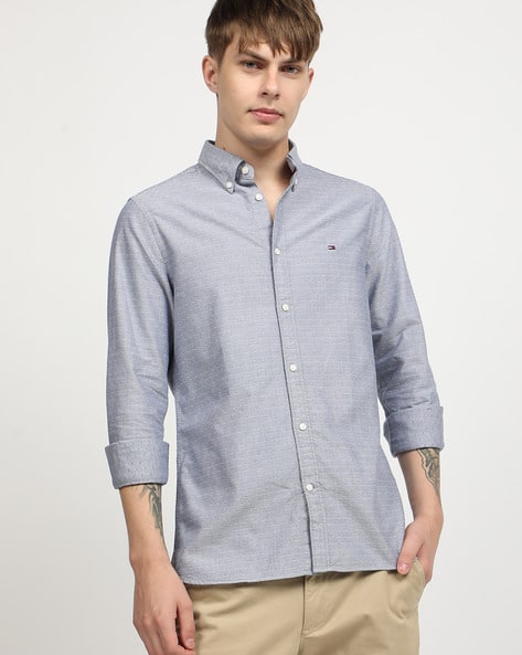 TOMMY HILFIGER Oxford Dobby Slim Fit Shirt