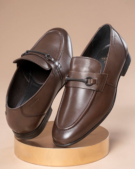 Round-Toe Slip-On Loafers