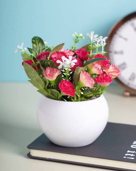 Buy WHITE Gardening Planters for Home Kitchen by Market 99