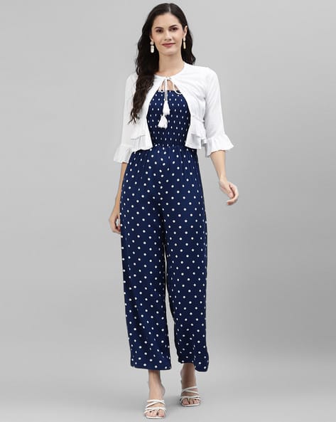 Women Polka-Dot Print Jumpsuit