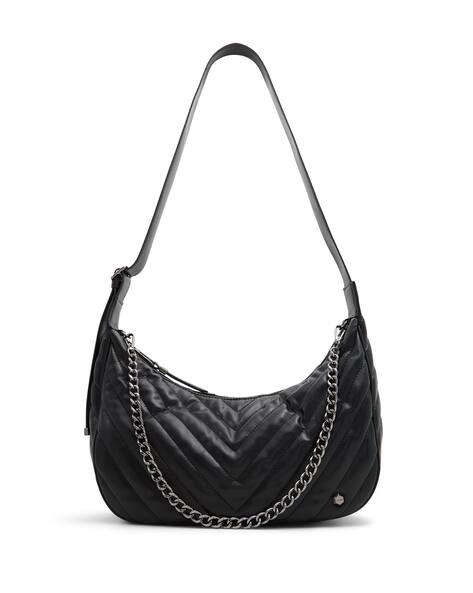 ALDO Women Quilted Hobo Bag with Chain Strap