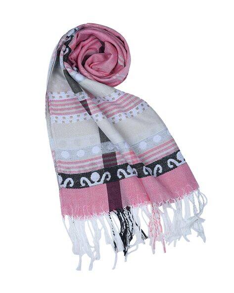 Geometric Print Cotton Stole