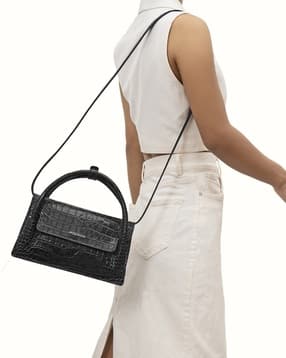 Women Schiphol-04 Crocodile-Embossed Crossbody Bag-image-3