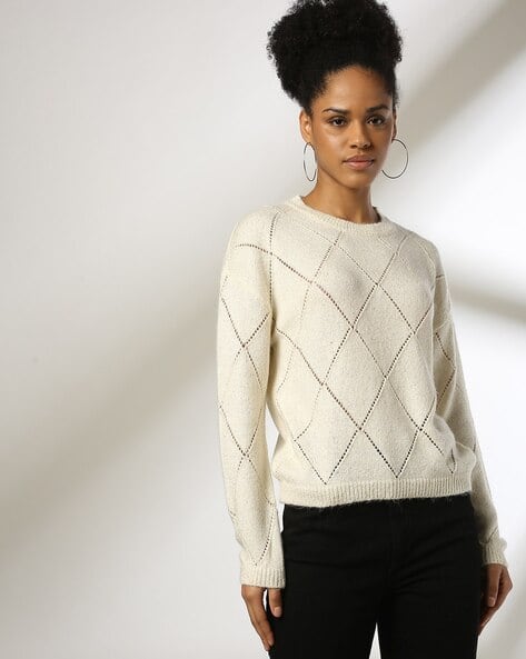Buy Off-White Sweaters & Cardigans for Women by MISS PLAYERS 