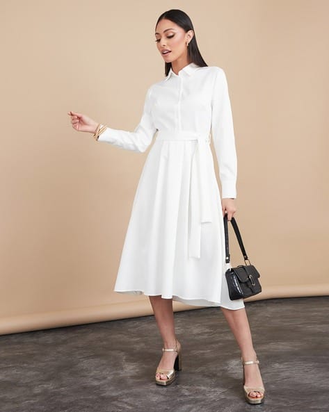 Buy White Dresses for Women by Styli Online