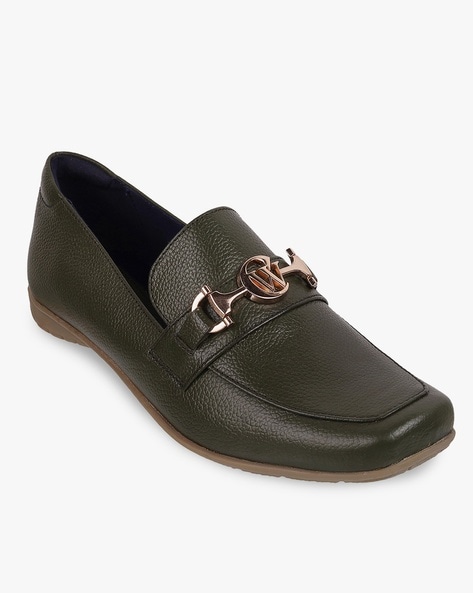 Catwalk Women Loafers with Metal Accent