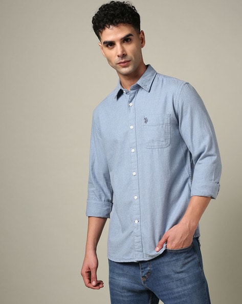 Men Slim Fit Shirt