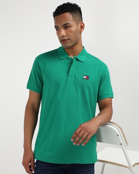 Tommy shops hilfiger polo green