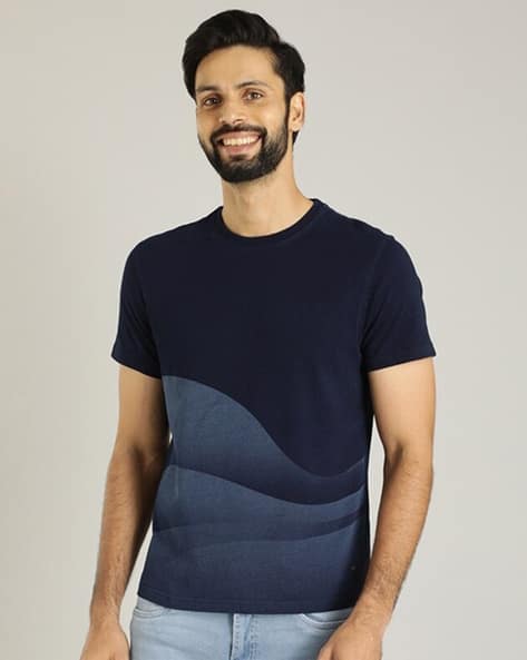 Men Graphic Print Regular Fit Crew-Neck T-Shirt