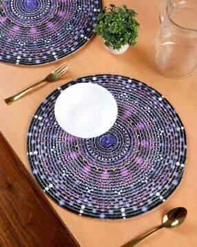 soknack Pack of 6 Geometric Print Table Placemats-picture-50
