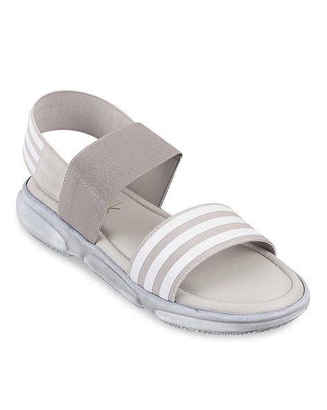 Catwalk Women Striped Slingback Sandals