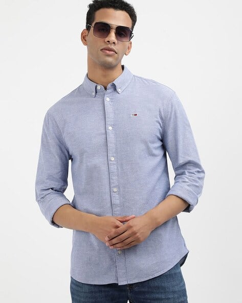 Men Oxford Slim Fit Shirt