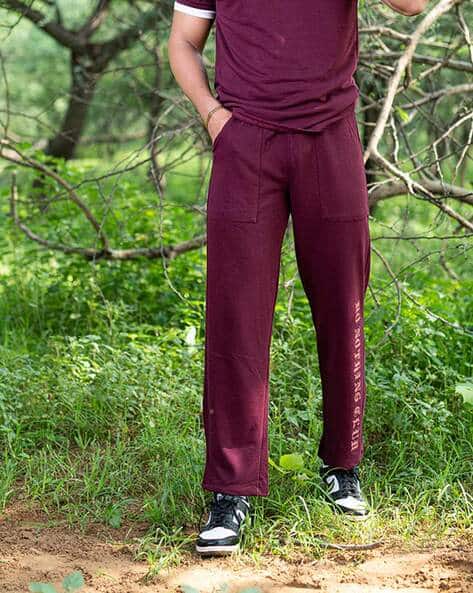 Men Mid-Rise Joggers with Elasticated Waist