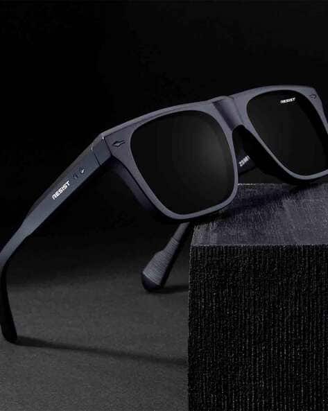 Resist Eyewear Men UV-Protected Wayfarers-SHWAN BF BLACK2