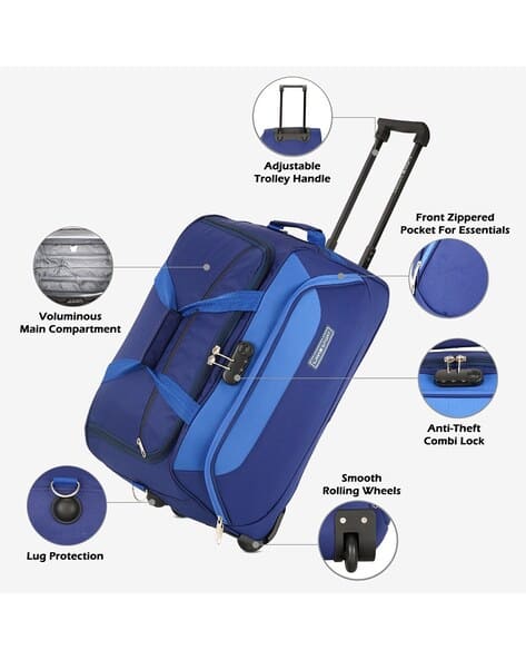 Anti Theft Trolley Bags Online Safari Select Recoil Silver Cabin