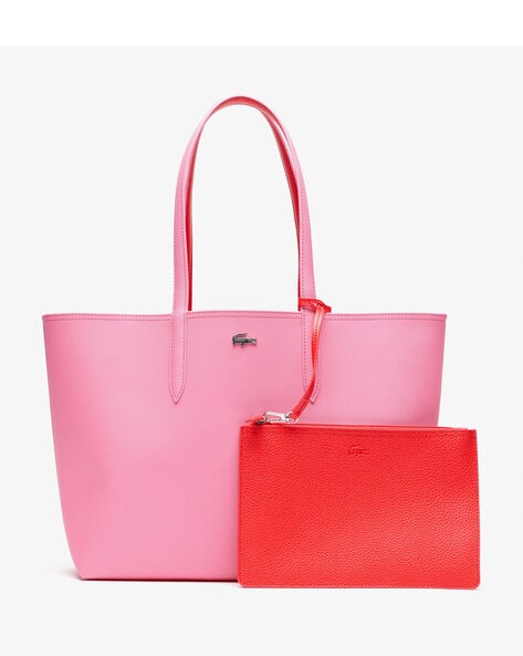 Pink and red handbag best sale