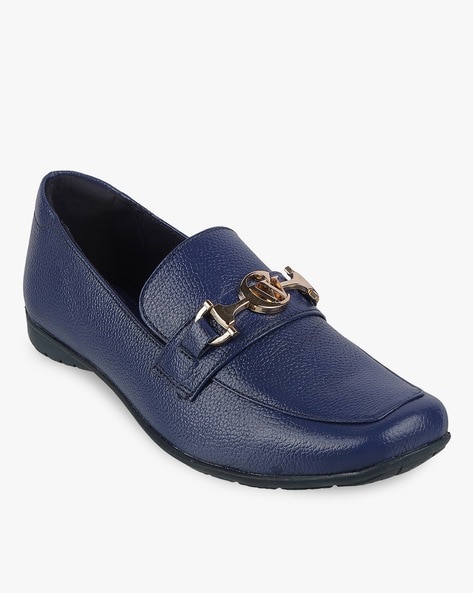 Catwalk Women Square-Toe Bit Loafers