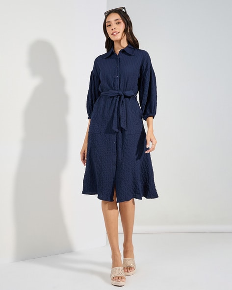 A line shops midi shirt dress