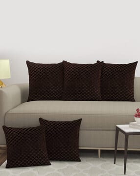 zesture Set of 5 Embossed Cushion Covers 16" x 16"-picture-13