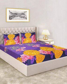 good homes Printed Double Bedsheet with Pillow Covers-picture-5