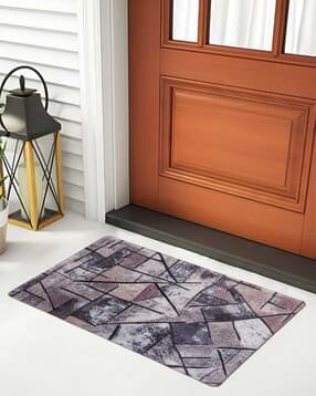 Geometric Print Antiskid Rectangular Door Mat 29" x 17"-image-27