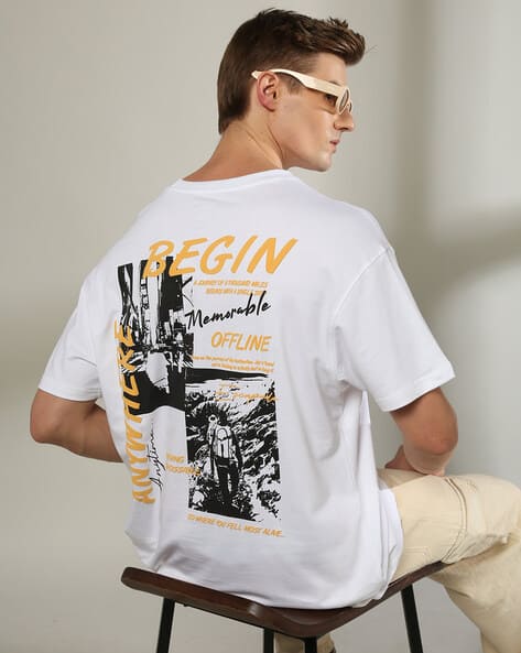 Impressionism Off White Summer Tee Buy Off White Tshirts For Men