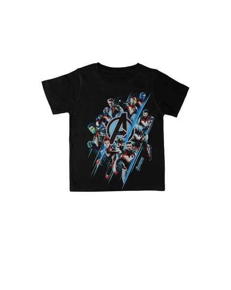 Marvel Avengers Avengers Print Crew-Neck T-shirt