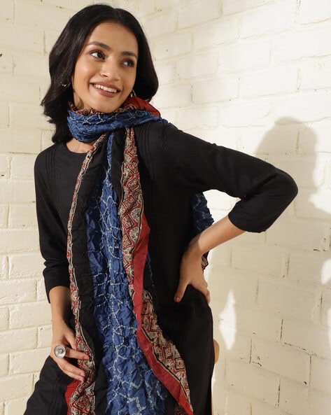 Women Printed Modal Stole Price in India