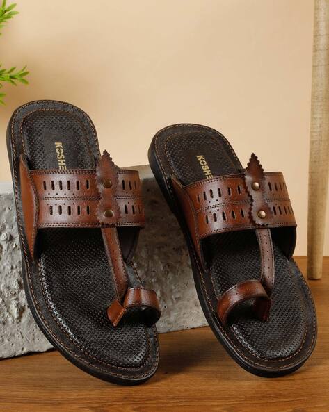 Kosher Men Toe-Ring Slip-On Flip-Flops