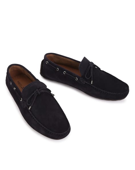 Slip-on Loafers with Bow Applique