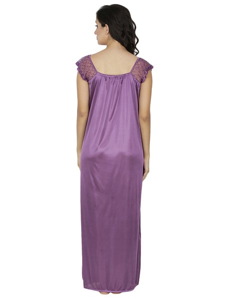 Buy Purple Nightshirts Nighties for Women by Klamotten Online Ajio