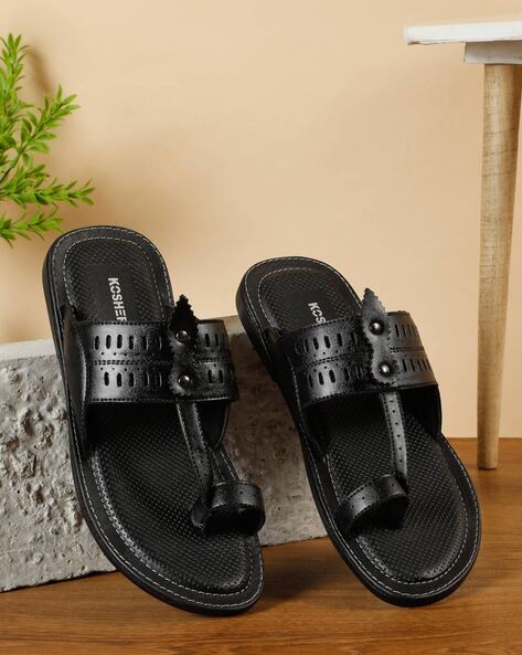 Kosher Men Toe-Ring Slip-On Flip-Flops