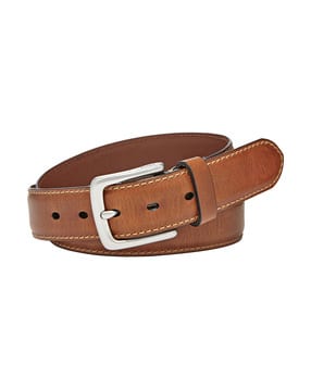Leather Wide Belt with Tang-Buckle Closure-image-30