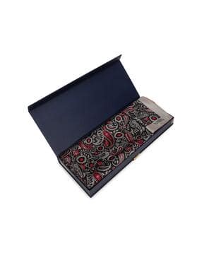 tossido Paisley Print Stole & Pocket Square-picture-14