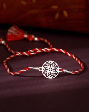 giva Men Sterling Silver Filigree Rakhi-picture-20