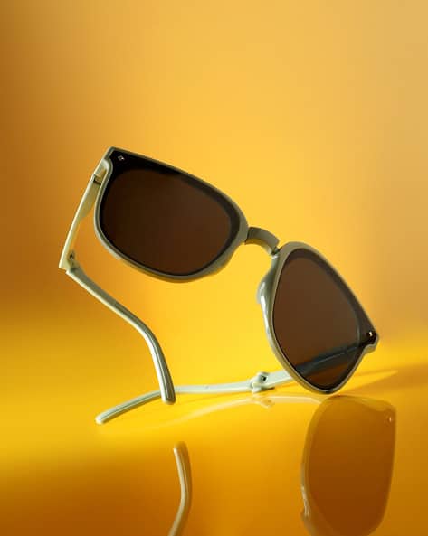 French Accent Men Full-Rim Wayfarers Sunglasses-FW24-HSSG2582