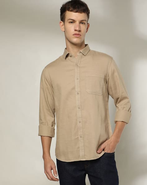 Buy Khaki Shirts for Men by JOHN PLAYERS JEANS Online