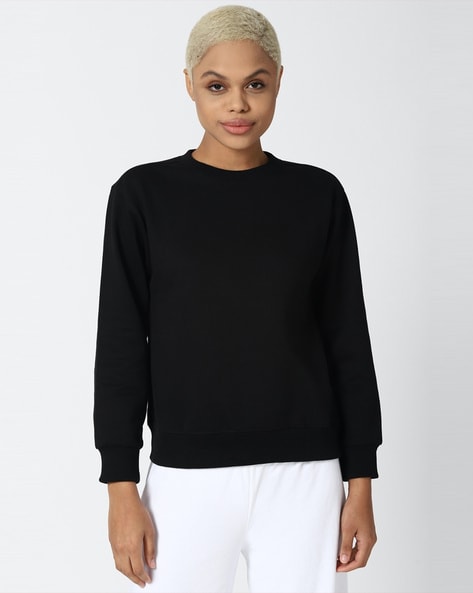 Forever 21 black sweatshirt hotsell