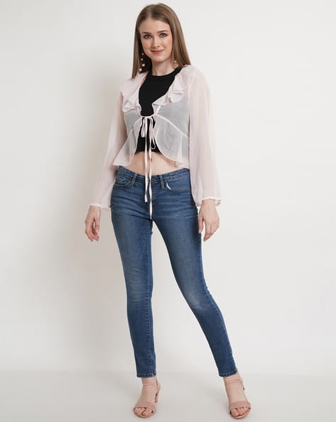 Buy Pink Shrugs Jackets for Women by MISS HAUTE Online