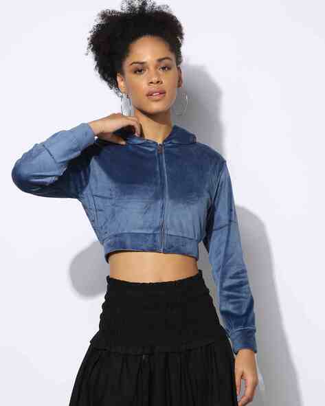 crop top hoodie with skirt